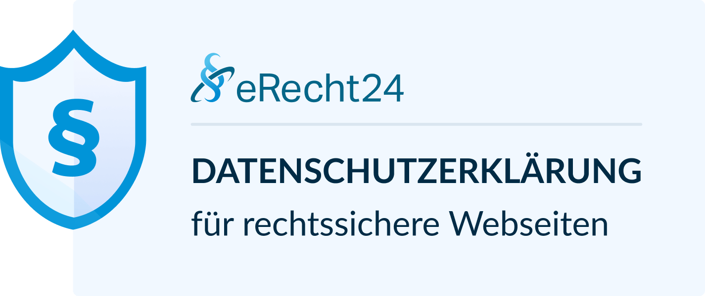 eRecht24 Siegel Datenschutzerklärung